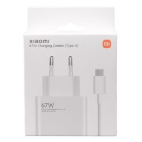  Hálózati töltőfej Xiaomi BHR6035EU Usb kimenet 3.25A 67W + Type-c adatkábel bliszteres gyári fehér
