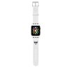 Karl Lagerfeld KLAWMSLCW Apple Watch 38 40 41 mm szilikon óraszíj fehér