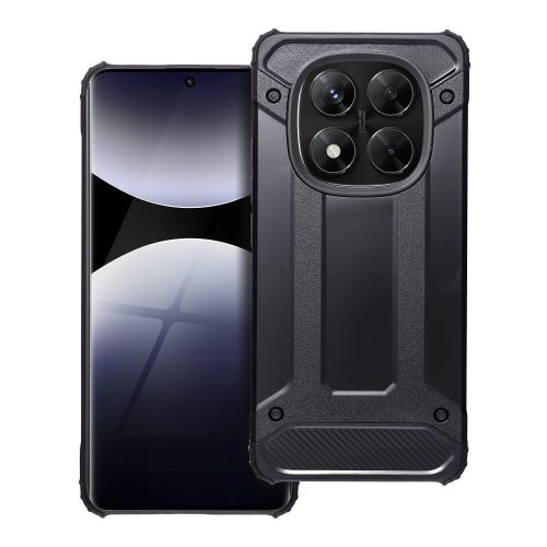 Xiaomi Redmi Note 14 5G erősített ütésálló szilikon tok fekete