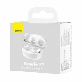    Vezeték nélküli fülhallgató Baseus Bowie E2 TWS töltő tokkal vízálló sport fehér
