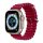 Apple Watch 42 44 45 49 mm ocean sport óraszíj bordó