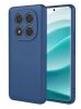 Xiaomi Redmi Note 14 Pro 5G kameravédős erősített szilikon tok pastel sötétkék