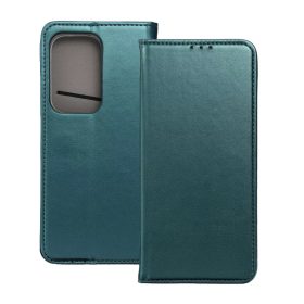 Honor 200 Lite nyitható flip tok sötétzöld