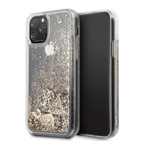Apple Iphone 11 Guess Glitter Hearts szilikon tok