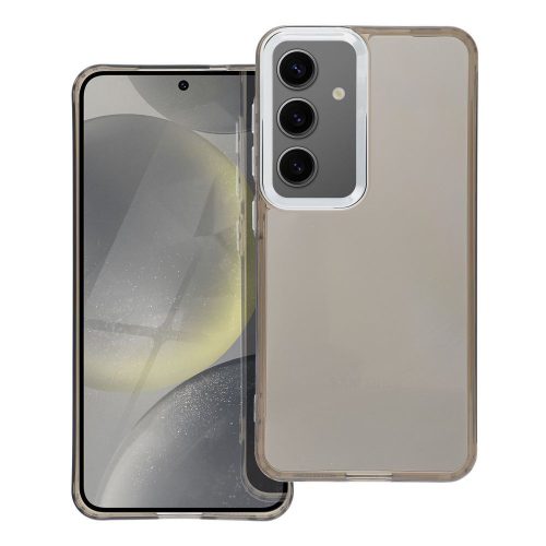 Samsung Galaxy A36 / A56 5G Pearl füstös szilikon tok kameravédővel fekete