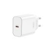 Hálózati töltőfej XO CE32 Type-c PD 20W gyors töltő adapter fehér